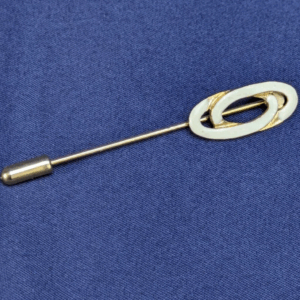 Vintage Gold Tone Stickpin Scarf Hat Pin 2.75"