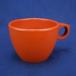 Vintage Retro Watertown Monterey Melmac Coffee Mug Cup MCM - Vibrant Orange