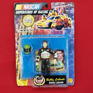 Nascar Superstars of Racing Special Edition Detailed Figure & Card Bobby Labonte