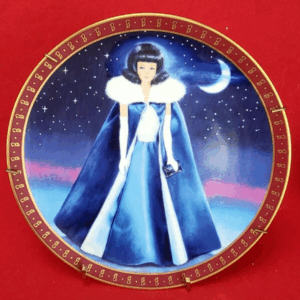 Danbury Mint High Fashion Barbie Midnight Blue Collector Plate Limited Edition