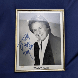 Teddy Cash Country Singer Vintage Hand Signed Autographed Print