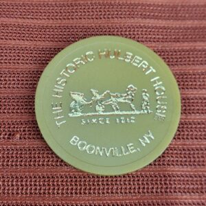 Vtg Hulbert House Boonville N.Y. Bar Token - Country Tavern Drink Chip Ad $5.00
