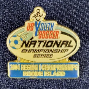 2013 US Youth Soccer National Championship Lapel Pin Rhode Island Region I