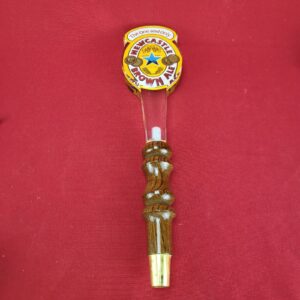 Vintage Newcastle  Acrylic/Wood  Beer Tap Handle  Marker Tapper Keg Pull  Bar