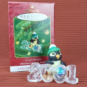 Hallmark Keepsake Ornament Cool Decade Penguin in Original Box 2001