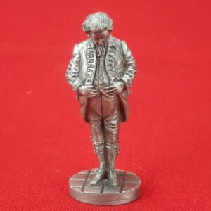 The Saturday Evening Post Pewter Figurine 1728-1737 POOR RICHARD FM 1981