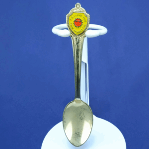 Vintage Palm Springs Souvenir Spoon - Enamel Crest - Collectible Spoon