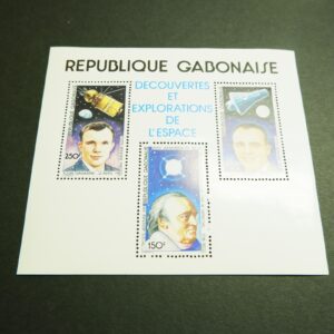 1981 Republique Gabon Decouvertes Space Explorations Stamps Unused