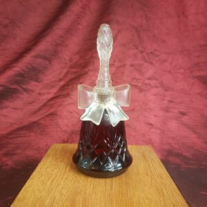 Vintage Avon "Crystalsong" Cologne Glass 4oz Bell Shaped Decanter, Full