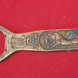 Brass Bottle Opener Knosos Crete Souvenir Ornate Handle