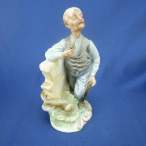 Otagiri Mercantile Company Porcelain Figurine Old Man Smoking Pipe