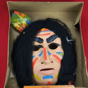 Vintage Ben Cooper Native American (Indian) Mask