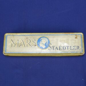 Vintage Mars Staedtler Pencil Tin Box Made In Germany
