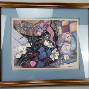 Sambataro Art Print Framed & Matted, Love is all I need, 19 x 16 Made in USA