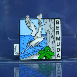 Vintage Bermuda Flying Seagull Sea Rubber Travel Souvenir Fridge Locker Magnet