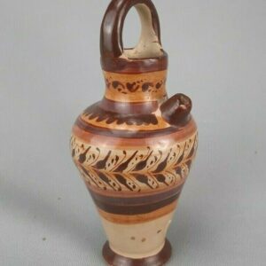 Master Ceramist Nicasio Pajarito Signed Hand-Painted Ceramic Vase Pottery