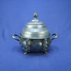 Antique Benedict Quadruple Plate Butter Cooler Bowl w/ Spoon Holders-Style #369
