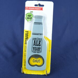 Modern Monkey Hop Head Silicone Bottle Opener "ALE YEAH!" Spill-Proof Design