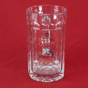 1992 Schwing and Alplerfest Swiss Wrestling Collectable OLTEN Glass Stein