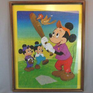 VTG Walt Disney Productions Mickey Mouse - Baseball Woodpecker Problems