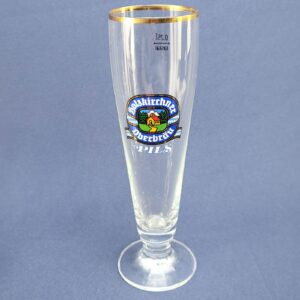 Vintage Holzkirchner Oberbrau Draft Bar Beer Glass - Home Bar Decor 0.25 Liter