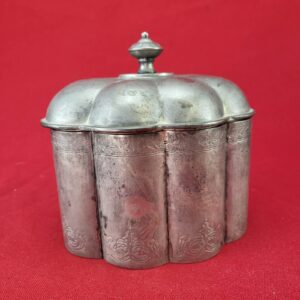 Vintage 1994 Godinger Silver Plated Velvet Lined Lidded Trinket Dish