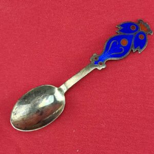 Anton Michelsen Denmark 1974 .925 Sterling Silver w/ Enamel Finish Spoon 1.7 oz