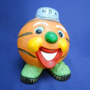Vintage To NYC NBA Basketball Themed Hand Painted Coin Bank