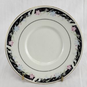 1988 Geneva China Pearl - Fine Bone China Saucer Plate 8664 - Floral Design