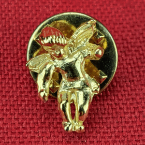 Vintage Gold Tone Cherub Lapel Pin Tie Tack - Gold Tone