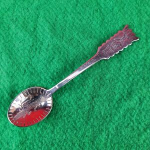 Vtg EPNS Silver Plate Reindeer Caribou Small Decorative Spoon Made In Sweden