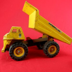1986 Vintage Caterpillar Dump Truck by Remco Toys Inc. - Metal Body