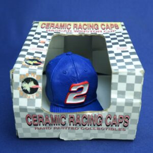 Vintage Hand Painted Ceramic Racing Cap 1997, Winston Cup Rusty Wallace