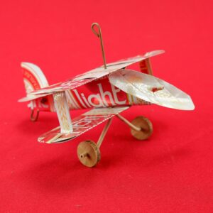 Vintage Hand Made Model Beer Can Plane 1980’s Milwaukee Light