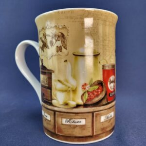 Masterpiece Collection Ceramic Coffee Mug Vintage Look