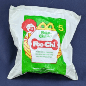 McDonald's 2000 Sega Robo-Chi Pet #5 Poo Chi Dog New