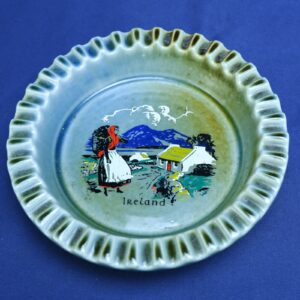 Vintage Wade Co Irish Pottery Porcelain Ashtray Home Made in Ireland