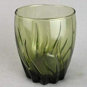 Vintage Fostoria Virginia Green 4" Tumbler Glass - Juice Wine Water