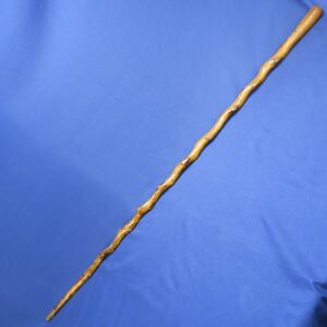 Vintage Wavy Wooden Cane 34 1/2” Walking Stick