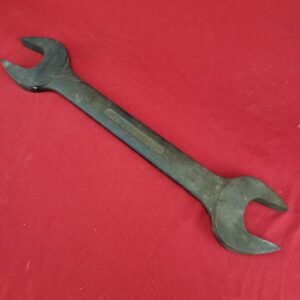 Large Vintage Chrome Alloy Britool 1 1/8" and 1 1/4" Double Opened End Wrench