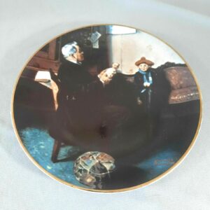 Norman Rockwell “The Doctor and the Doll” - Royalwood China Collectors Plate