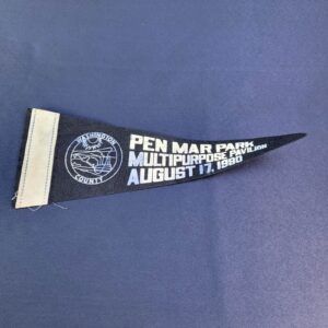 Vintage 10" PEN MAR PARK MULTIPURPOSE PAVILION 1980 Pennant