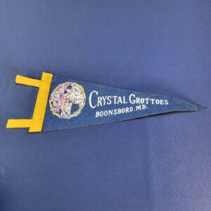 Vintage 12" CRYSTAL GROTTOES BOONSBORO MD. Felt Pennant