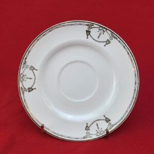Vintage COMMODORE By Salem China 6" Dinner Plate 23 Karat Gold Trim