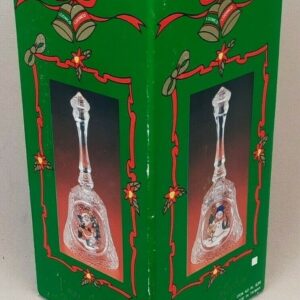 Vintage - Hand-Blown and Etched Christmas Dinner Bell by Loomco No. RL-636