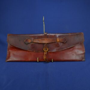 Vintage Handmade Leather Carry Document Wallet - Single Fold