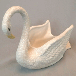 Vintage China Craft - Medium Size Candle Holder - Goose Figurine