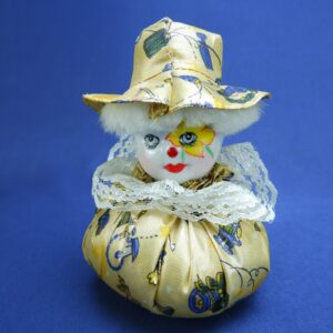 Lc Bo Polo Felice Clown Pin Cushion Jester Paper Weight
