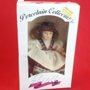 Very Rare Wilcor International Inc. 4.5" Porcelain Collectable Doll #GFT1030 NIB