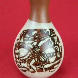 Hand Crafted Ortagiri Small Ceramic Hand Painted Bud Vase ~ Made in Japan